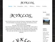 Tablet Screenshot of kyklos-schiers.org